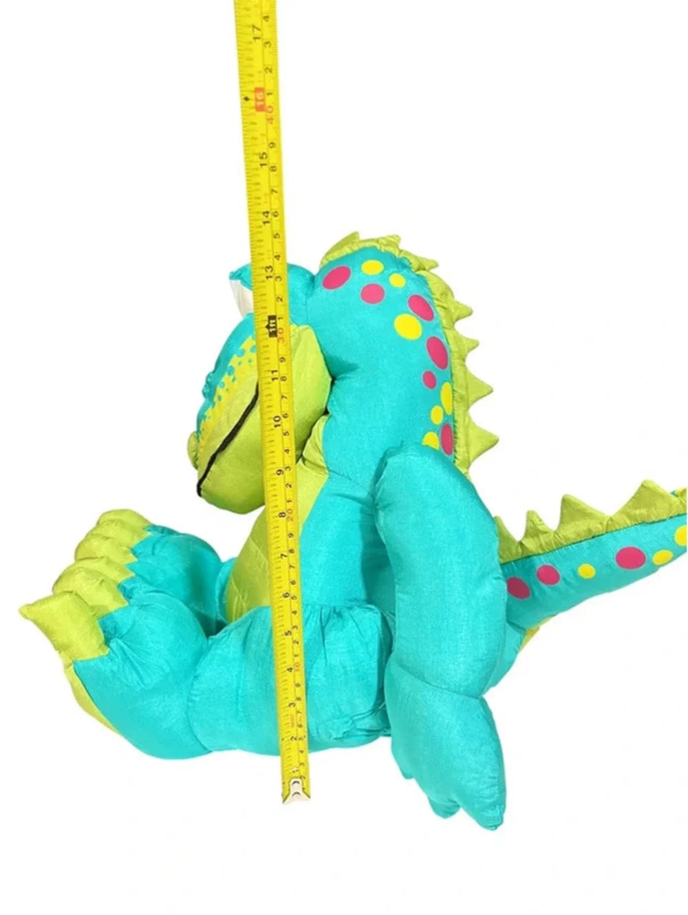 Publix Dinosaur Plush Mascot Publixaurus Green Nylon Pluffy Material 16 Inch